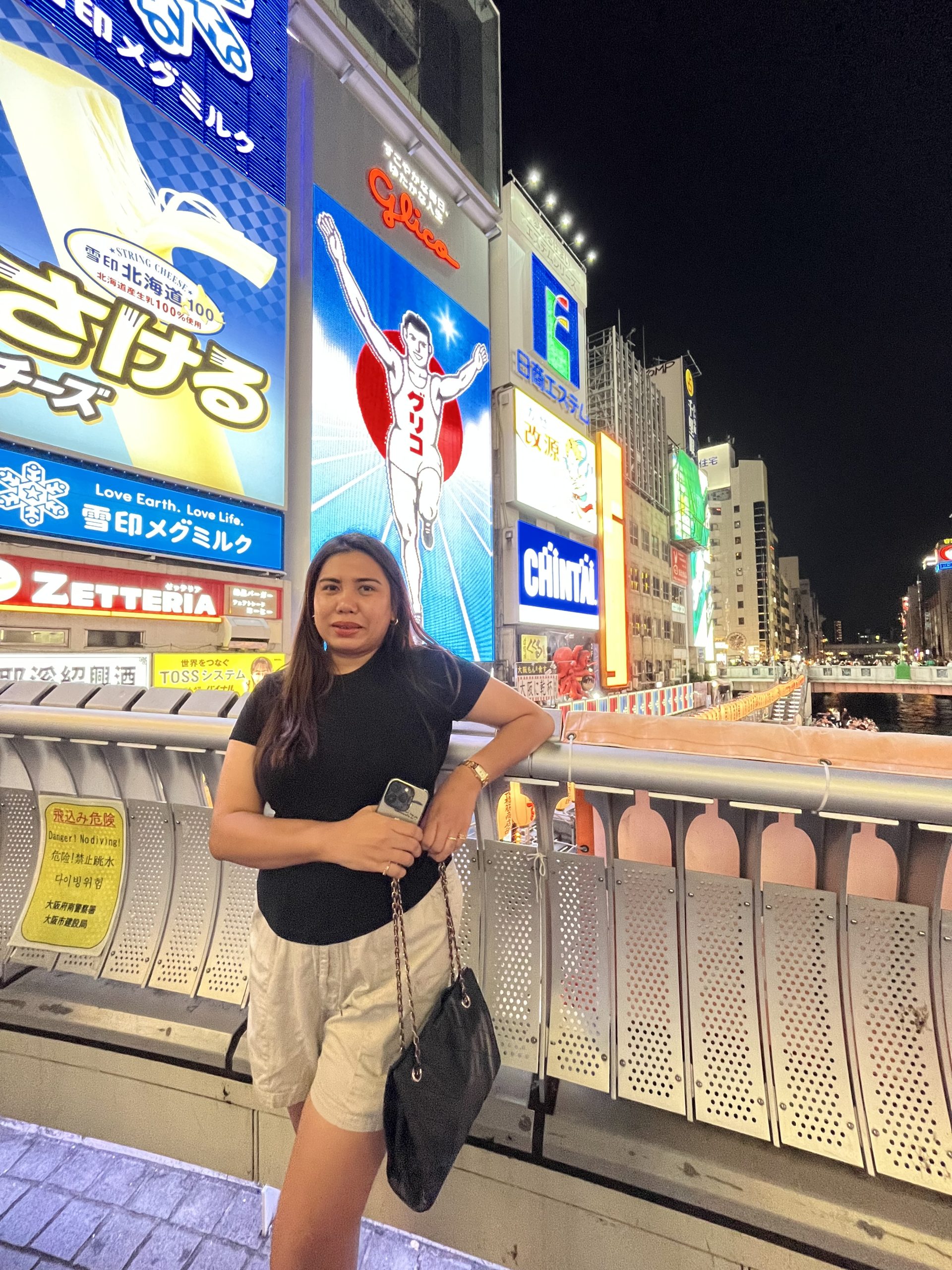 Glico running man sign in Dotonbori, Osaka